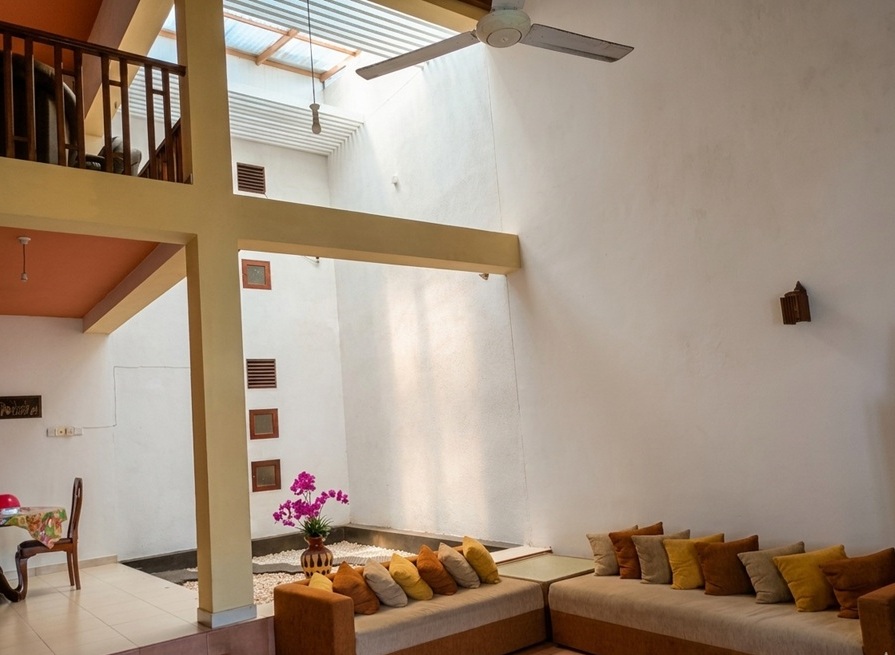 Inside ground floor